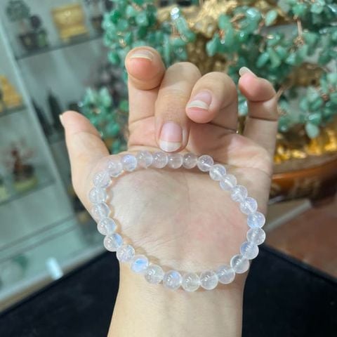 Vòng Đá Mặt Trăng Moonstone VIP 7.1mm
