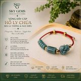  Vòng Dây Cáp Hồ Ly Chúa Ngọc Jadeite A 