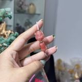  Vòng Tay Hồ Ly Mix Lu Thống Đá Đào Hoa 