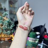  Vòng Tay Hồ Ly Mix Lu Thống Đá Đào Hoa 