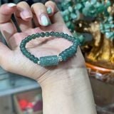  Vòng Tay Lam Ngọc Mix Ngũ Điếu, Lu Thống Kim Tiền & Charm Bạc 