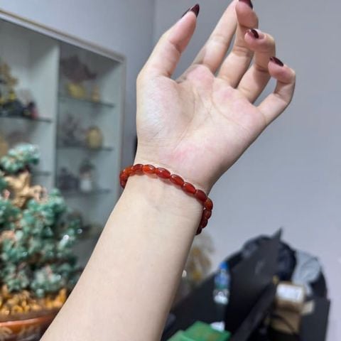 Vòng tay Lu Thống Mã Não Đỏ