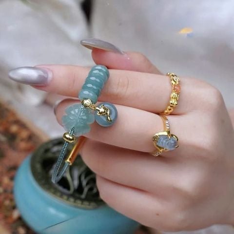  Vòng Lu Thống Mix Ngũ Điếu & Móc Hồ Ly Vàng 