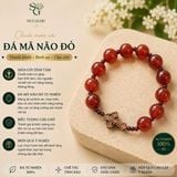  Vòng Mân Côi Mã Não mix Garnet 