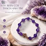  Vòng Mân Côi Thạch Anh Tím 