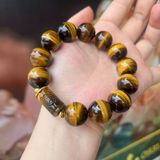  Vòng Mắt Hổ 16mm VIP Mix Lu Thống Chạm Kim Tiền 