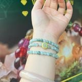  Vòng Ngọc Phỉ Thúy Hoa Bay Tuýp A Mix Charm Cuốn 3 