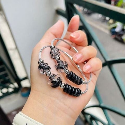  Hồ Ly Tóc Đen Mix Cỏ Bốn Lá và Ngũ Điếu Xỏ Cáp 