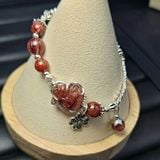  Hồ Ly Tóc Đỏ Bọc Bạc Mix Tóc Đỏ và Charm Bạc 