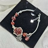  Hồ Ly Tóc Đỏ Bọc Bạc Mix Tóc Đỏ và Charm Bạc 