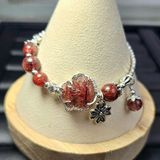  Hồ Ly Tóc Đỏ Bọc Bạc Mix Tóc Đỏ và Charm Bạc 