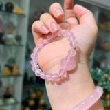  Vòng Tay Thạch Anh Hồng Mix Hồ Ly 