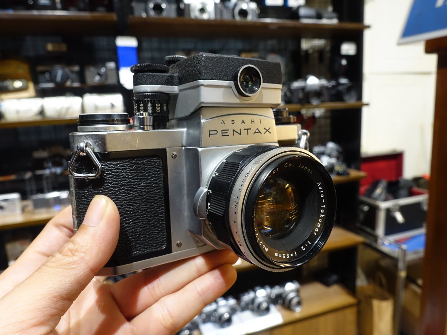  Pentax SV + Auto Takumar 55mm f2 