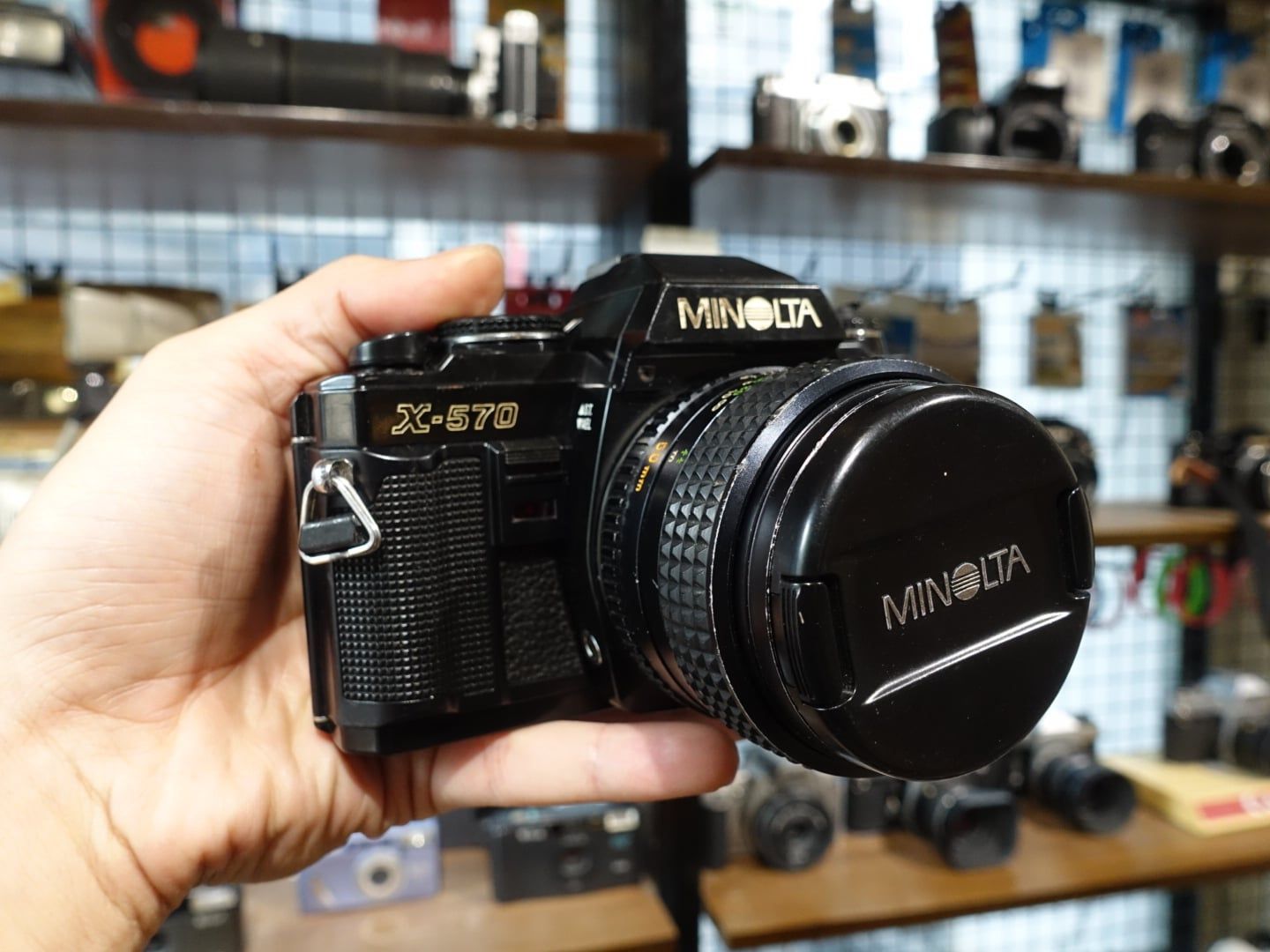  Minolta X570 + MD 50mm f1.4 Rokkor cam. 