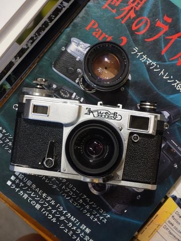  Kiev w/ Jupiter-12, Jupiter-8M, 35mm view finder 