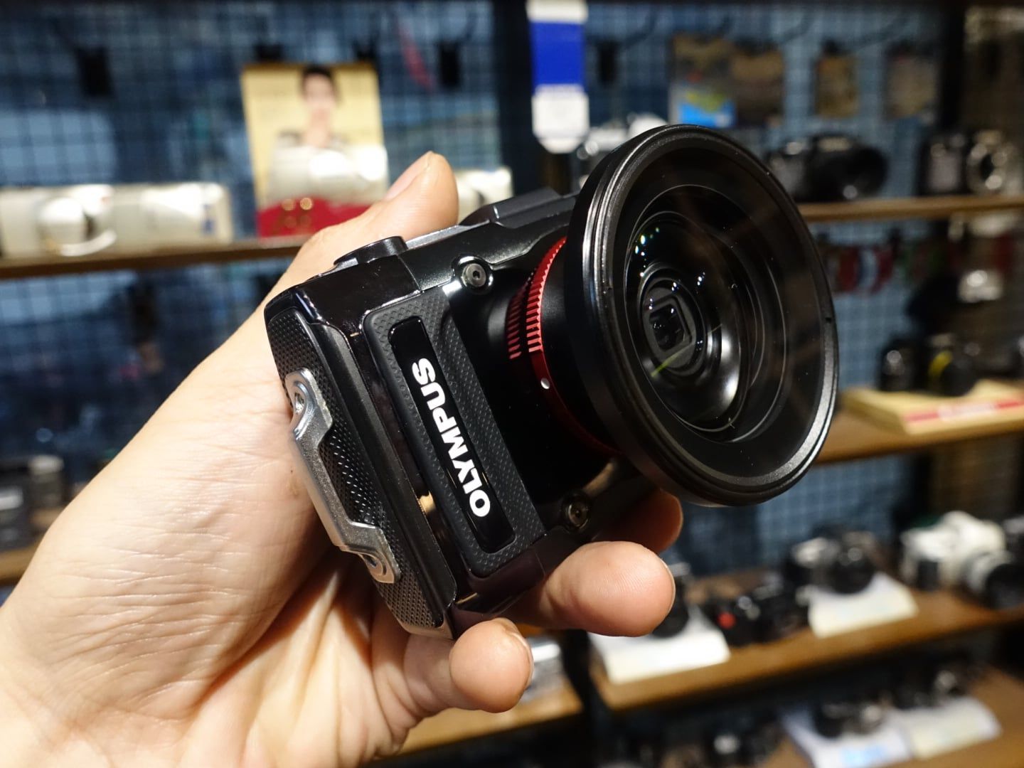  Olympus TG-2 w/ fish eye converter 