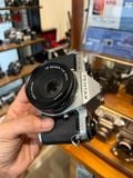  Pentax MeSuper + Ricoh pancake lens 45mm f2.8 
