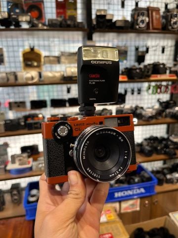  Leica CL repaint Burnt Orange 