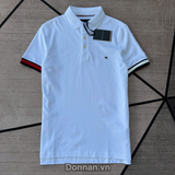  Áo Polo Tommy Flag Cuff Slim - MW37518 