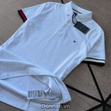  Áo Polo Tommy Flag Cuff Slim - MW37518 