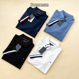  Áo Polo Tommy Flag Cuff Slim - MW37518 