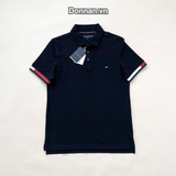  Áo Polo Tommy Flag Cuff Slim - MW37518 