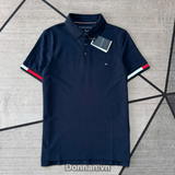  Áo Polo Tommy Flag Cuff Slim - MW37518 