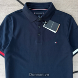  Áo Polo Tommy Flag Cuff Slim - MW37518 
