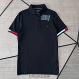  Áo Polo Tommy Flag Cuff Slim - MW37518 