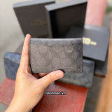  Ví Coach CardHolder Signature Canvas 