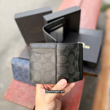  Ví Coach CardHolder Signature Canvas 