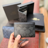  Ví Coach CardHolder Signature Canvas 