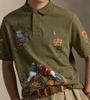  Áo Polo Ralph Lauren Classic Fit Mesh Graphic Olive 