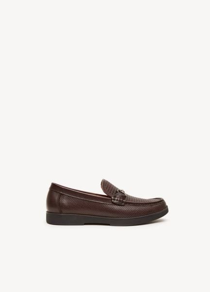  Giày Moccasin nam Valentino Creations VAB-376-VBS-D301-41-DBN 