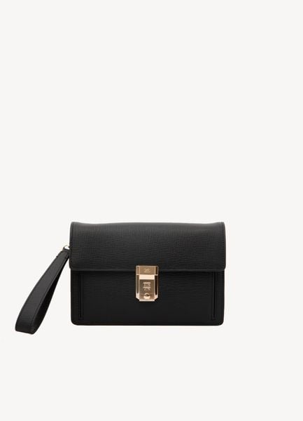  Túi da cầm tay nam khóa số Valentino Creations LTU-260015FL-B-BLK 