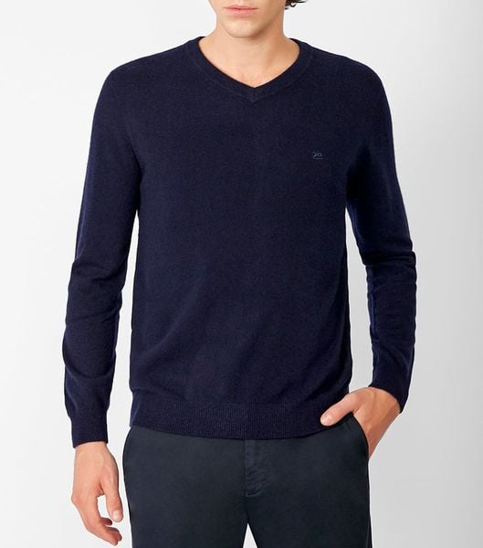  Áo len nam tay dài cao cấp Cashmere Valentino Creations V25-021086-A-BL5 