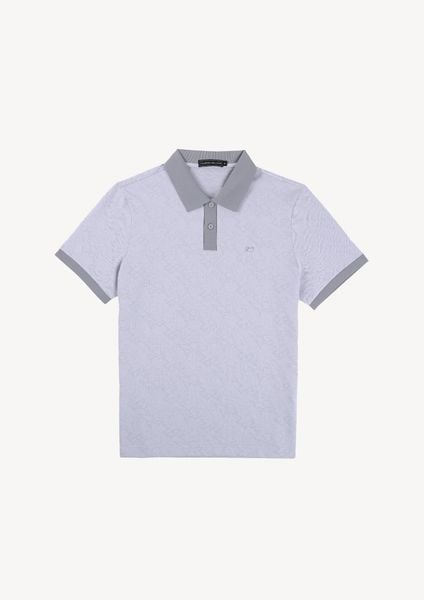  Áo thun nam Polo tay ngắn cao cấp Valentino Creations VSSP-000761-A-GY1 