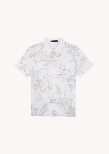  Áo thun nam Polo tay ngắn cao cấp Valentino Creations VSSP-000762-A-WH2 
