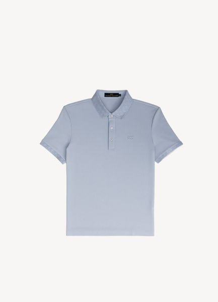  Áo thun nam Polo tay ngắn cao cấp Valentino Creations VSSP-000771-A-BL1 
