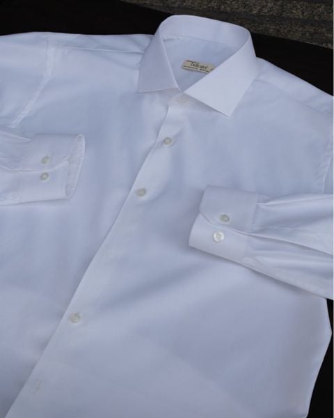  NON IRON | WHITE PLAIN SHIRT 