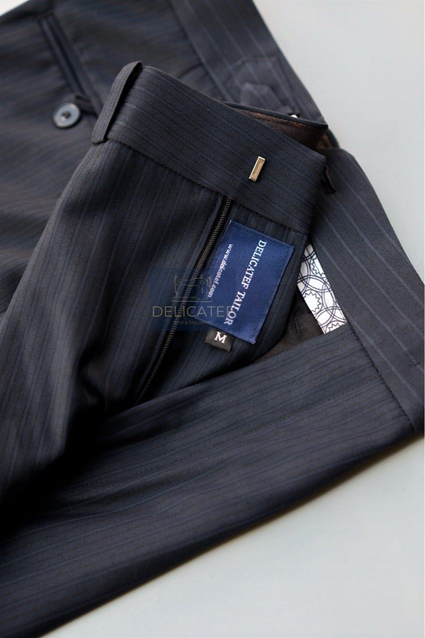  Quần Navy Shadow Stripe Sidetab 