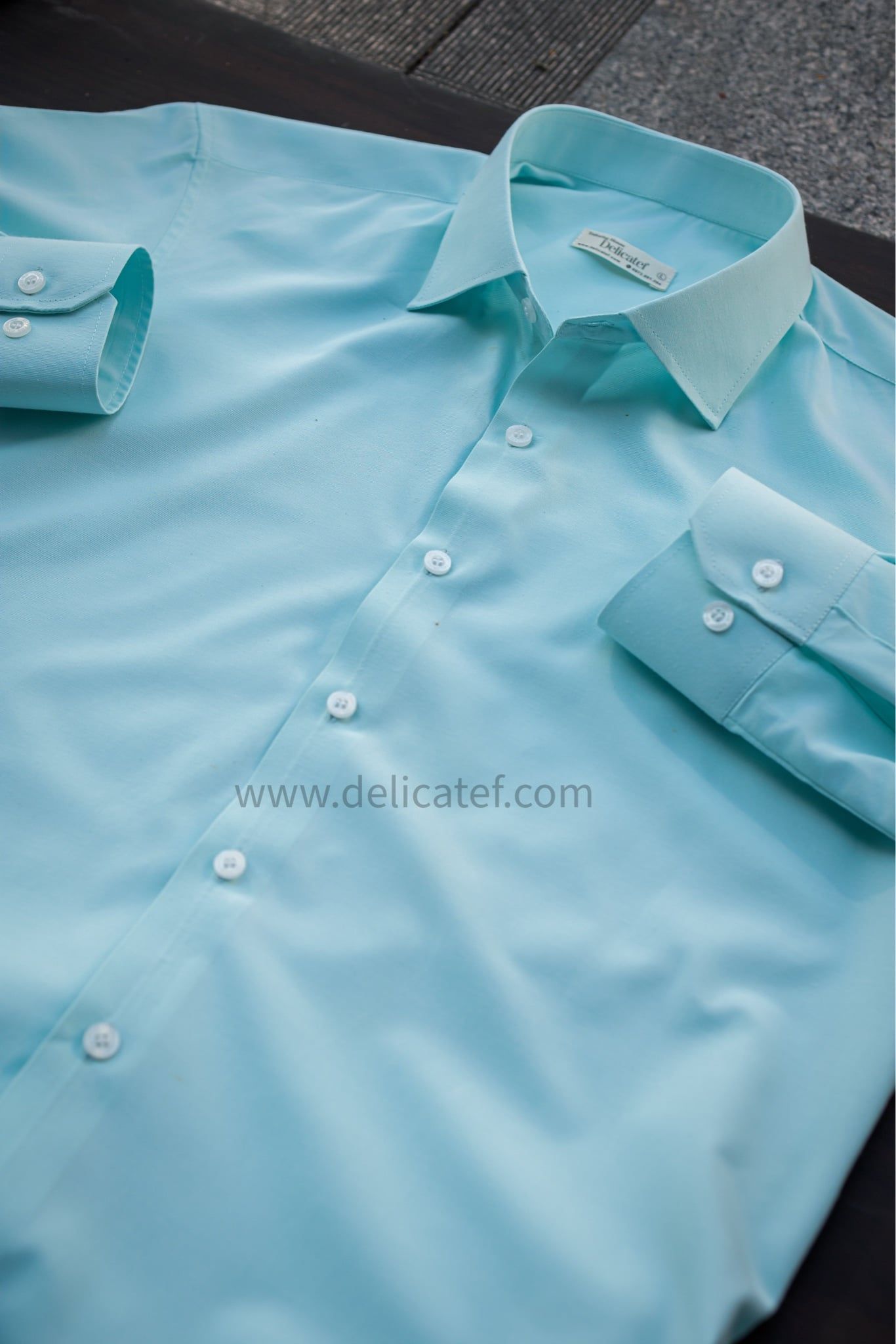  Mint Ease Shirt - Sơ Mi Cotton xanh Mint 