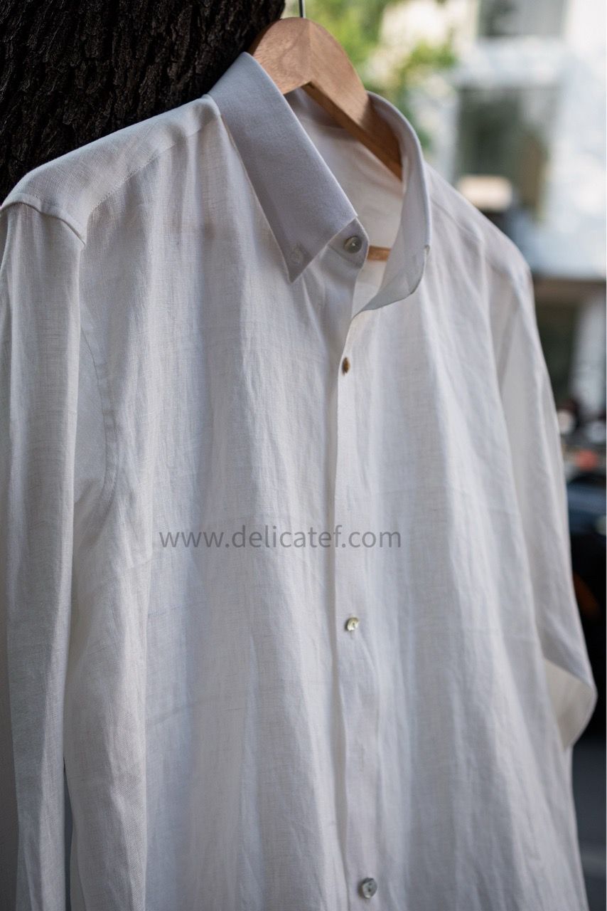  Sơ Mi Linen màu Trắng 