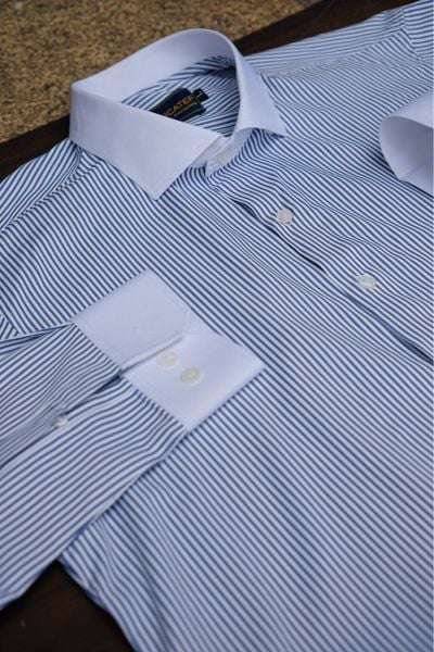  [Chống Nhăn] Sơ Mi Winchester kẻ xanh đậm 