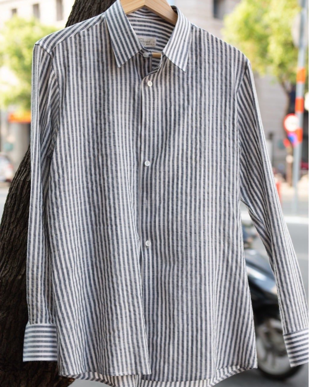  Capri Linen Stripe Shirt 