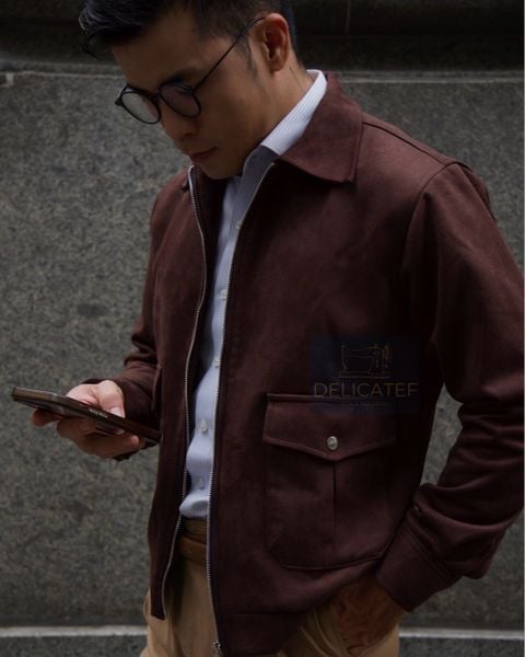  Áo Khoác RTW Blouson Da Lộn - The Espresso Suede Dual-Zip Blouson 