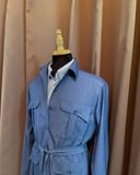  Denim Chambray Safari Jacket / Tailoring Lines 