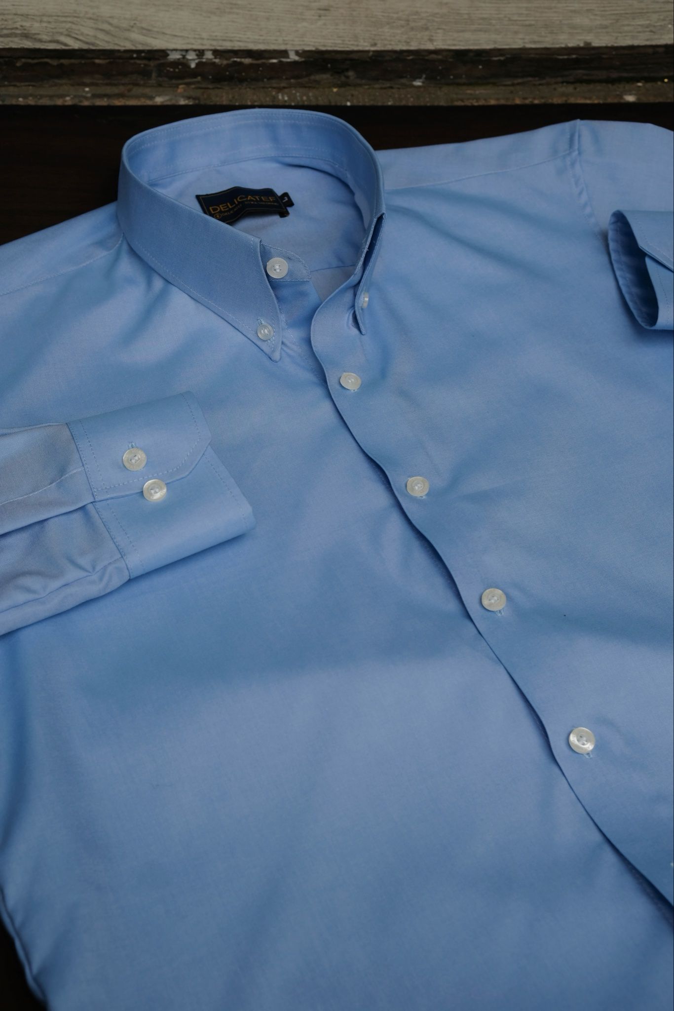  Sơ Mi Cotton Xanh Da Trời 100% Cotton 