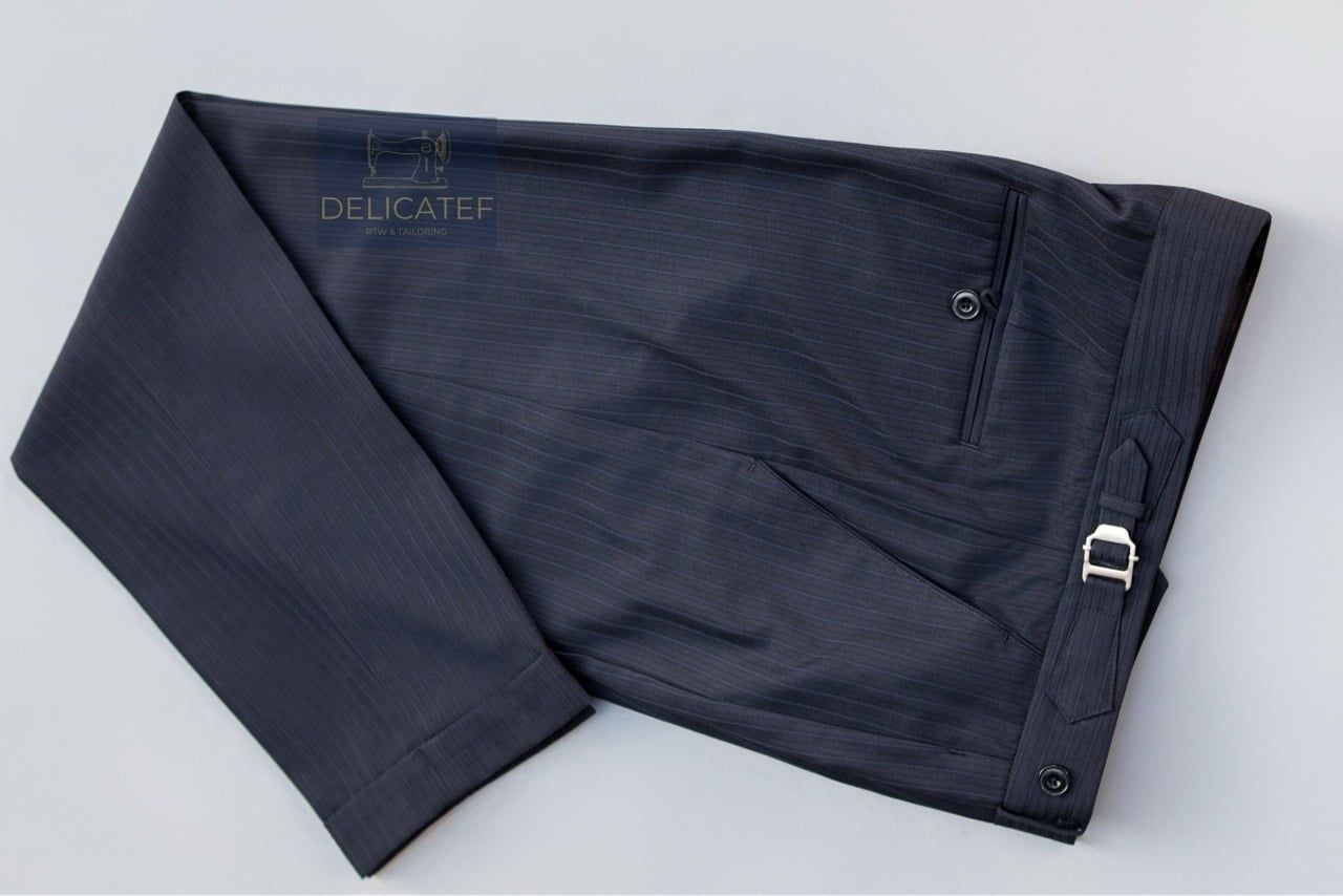  Quần Navy Shadow Stripe Sidetab 