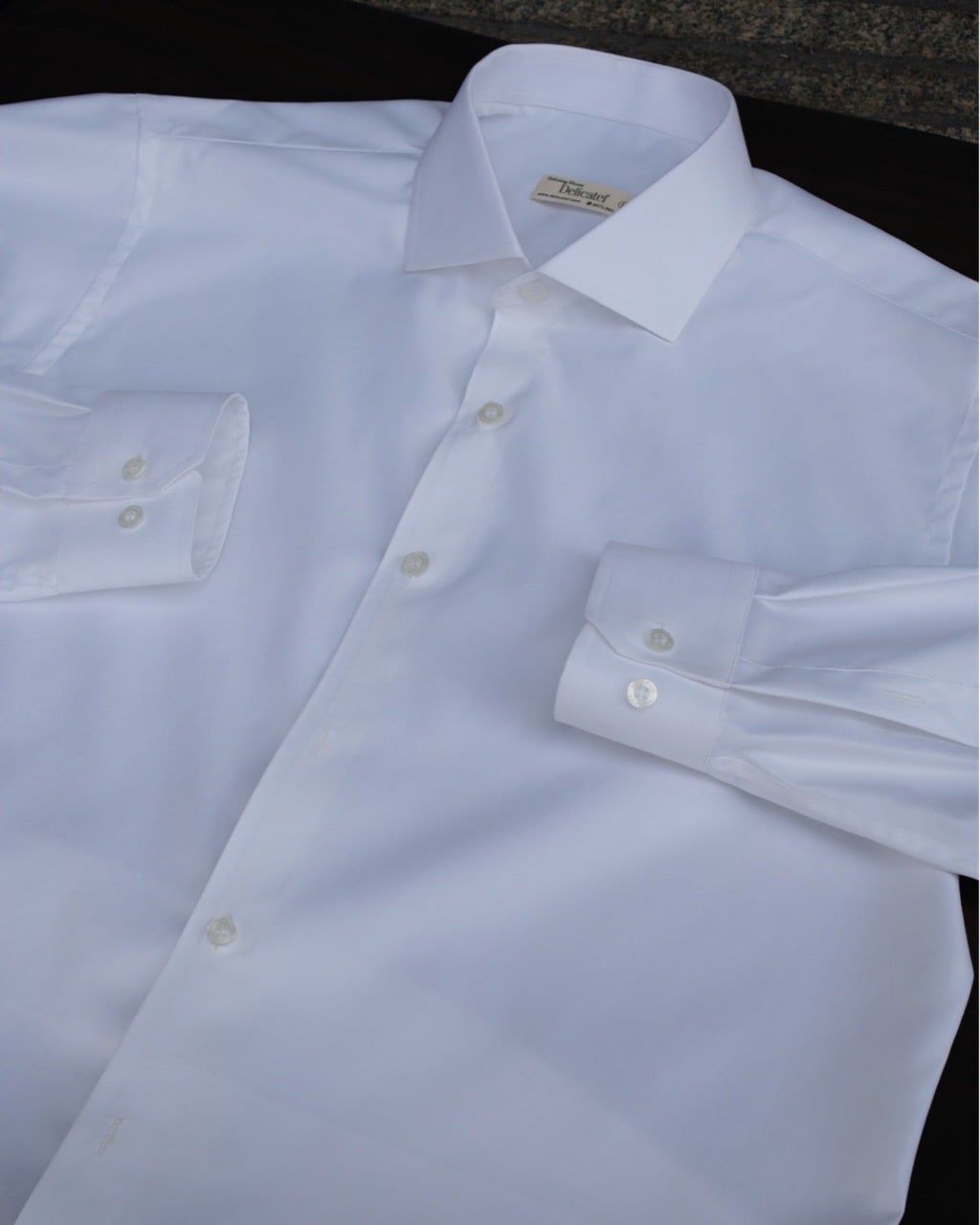  NON IRON | WHITE PLAIN SHIRT 